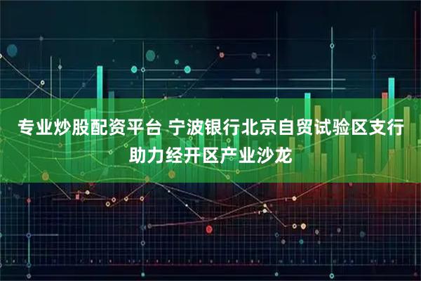 专业炒股配资平台 宁波银行北京自贸试验区支行助力经开区产业沙龙